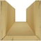 Ekena Millwork 3-Sided (U-beam) Sandblasted Endurathane Faux Wood Ceiling Beam, Premium Aged, 4"W x 8"H  x 20'L BMSD3C0040X080X240ZD - alternate 7